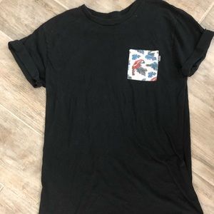 Black unisex vans t shirt